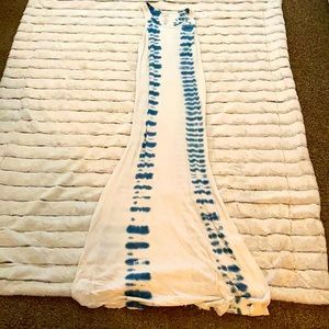 Couture maxi dress tye/dye